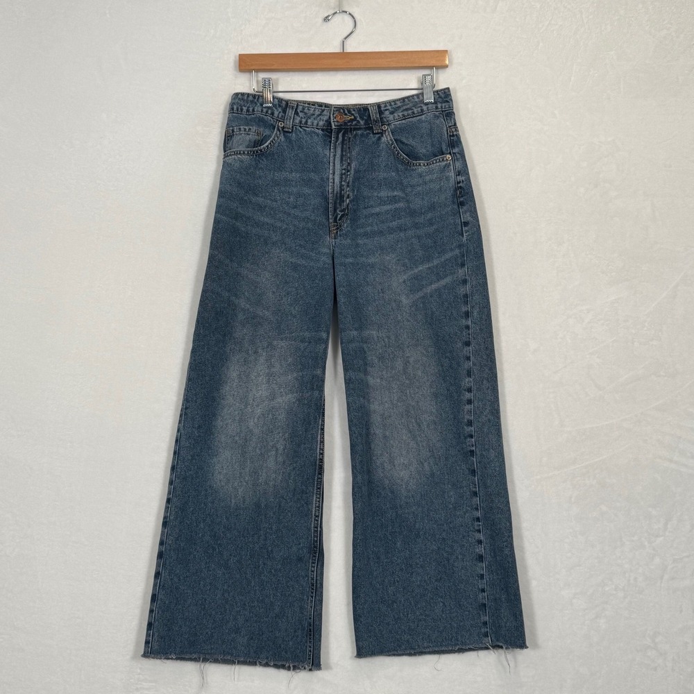 H&M Blue Wide Leg Jeans 30x27